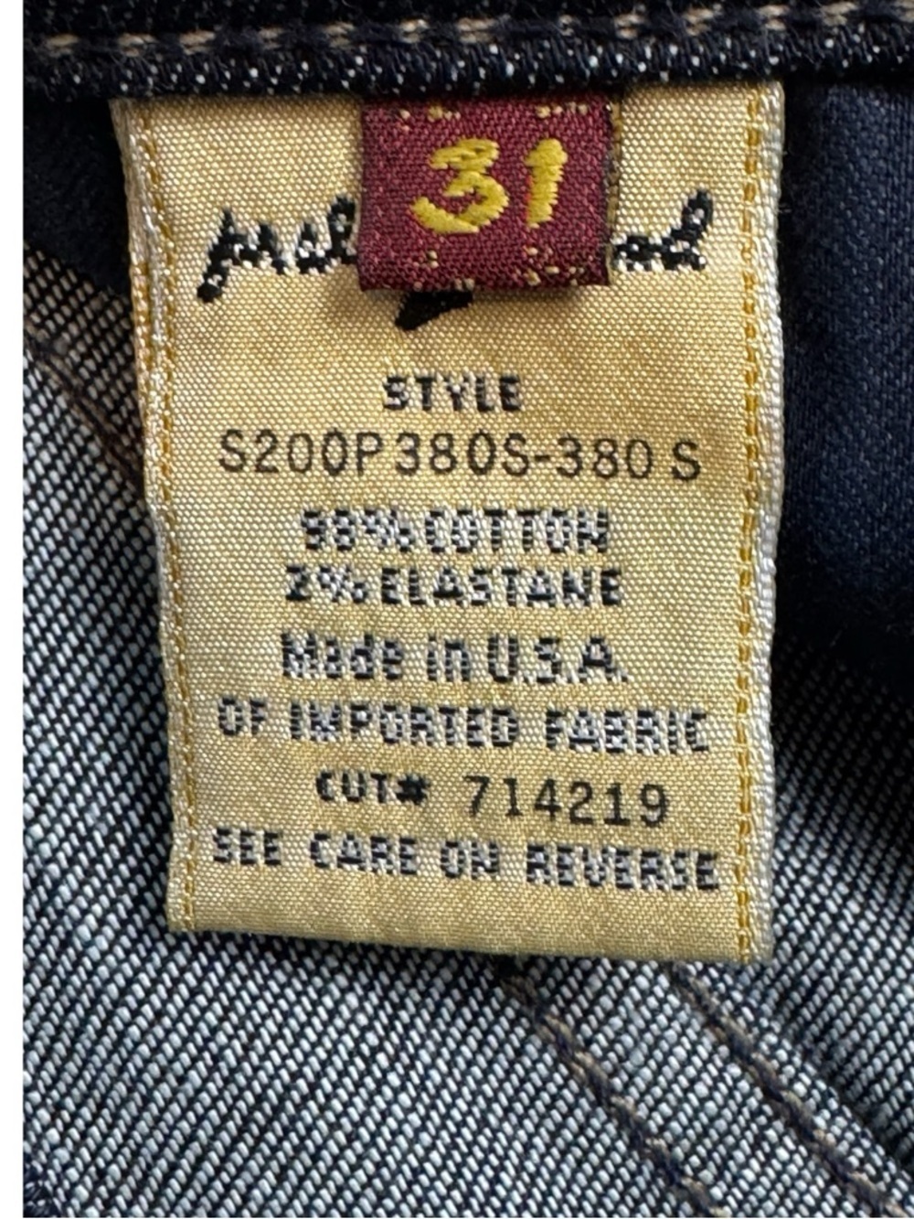 Seven For All Mankind Roxy Y2K Dark Wash Denim Skirt Size 31 - Picture 6 of 7